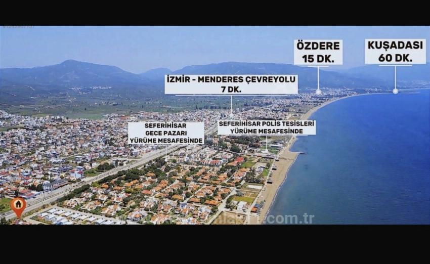 Seferihisar'cumhuriyet Bezirk, Meltem Tour Site 4+1 Villa Zum Verkauf Am Meer