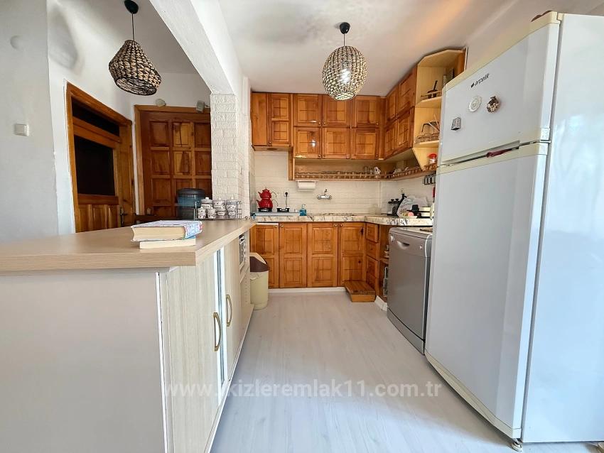 3+1 Maisonette-Villa Mit Großem Garten Im Doğanbey Center, Seferihisar