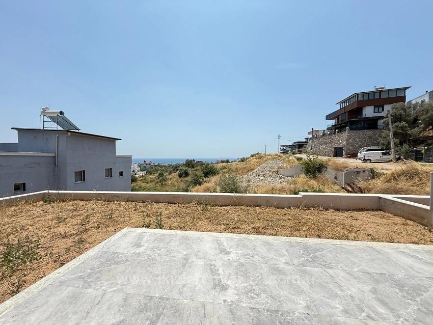 3+1 Villa Mit Meerblick Und Separatem Garten In Seferihisar Doğanbey Zu Verkaufen