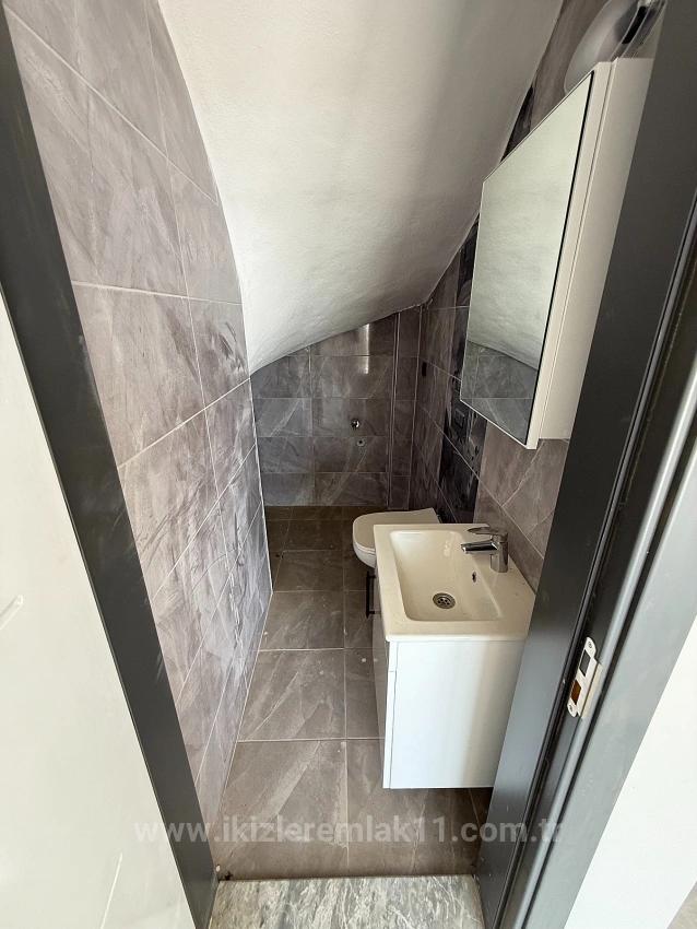 3+1 Villa Mit Meerblick Und Separatem Garten In Seferihisar Doğanbey Zu Verkaufen