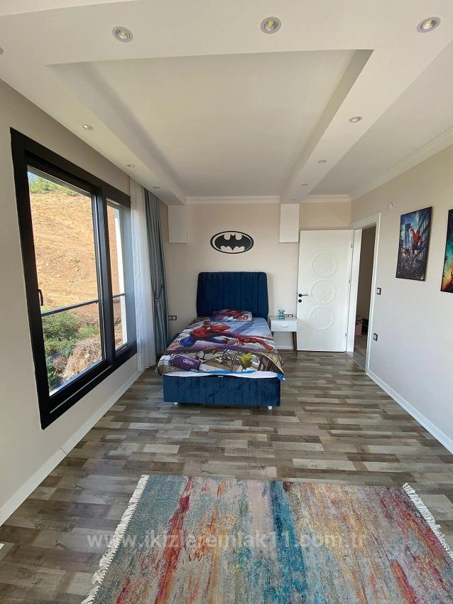 Freistehende Villa Mit 3+1 Schlafzimmern, Meerblick Und Pool In Seferihisar Doğanbey Zu Verkaufen