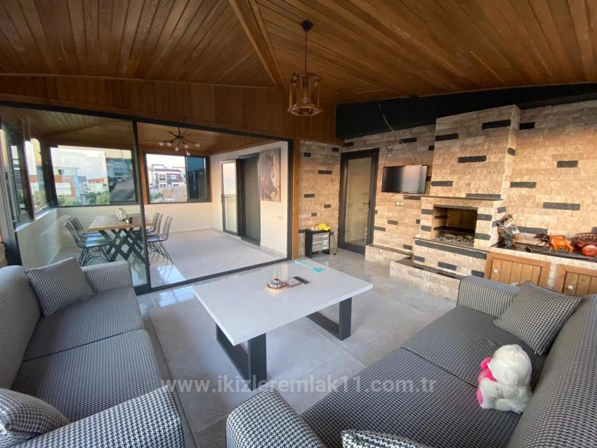 3+1-Zimmer Villa Zu verkaufen in Atatürk Bz. Seferihisar Doğanbey - 180 m²