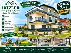 3+1-Zimmer Villa Zu verkaufen in Gümüldür Cumhuriyet Bz. Menderes Gümüldür - 180 m²