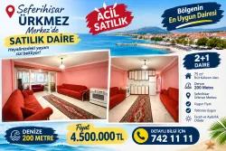 2+1-Zimmer Appartement Zu verkaufen in Mersin Alanı Bz. Seferihisar Ürkmez - 80 m²