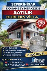 3+1 Maisonette-Villa Zum Verkauf Im Zentrum Von Seferihisar Doğanbey