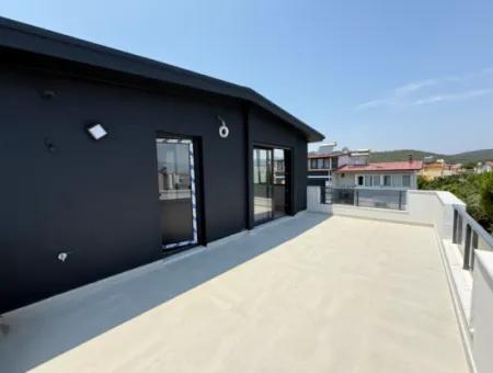 3 1 Freistehende Neue Villa Mit Großem Garten Zum Verkauf In Doganbey, Seferihisar