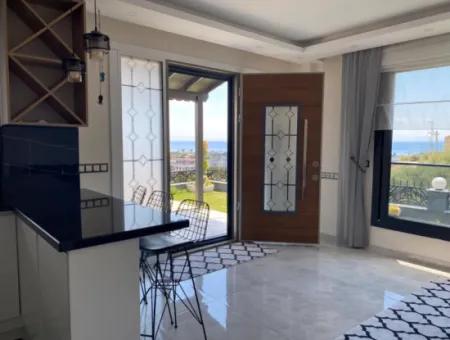 3 1 Freistehende Villa Mit Meerblick Und Pool Zum Verkauf In Doganbey, Seferihisar