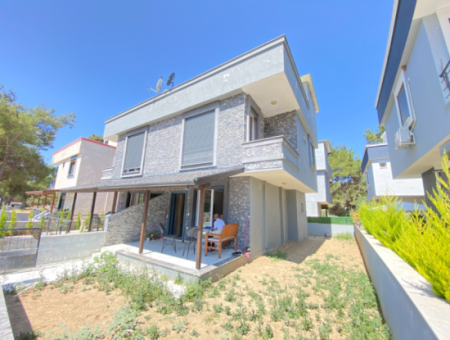 3 In 1 Maisonette Mit Großem Garten Zum Verkauf In Payamlı Village, Doganbey, Seferihisar