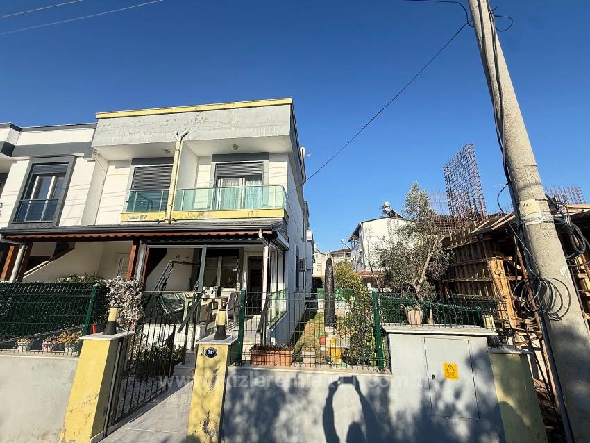 3+1 Villa With Garden For Sale Near The Sea In Doğanbey