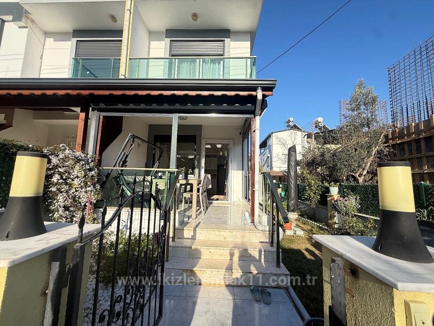 3+1 Villa With Garden For Sale Near The Sea In Doğanbey