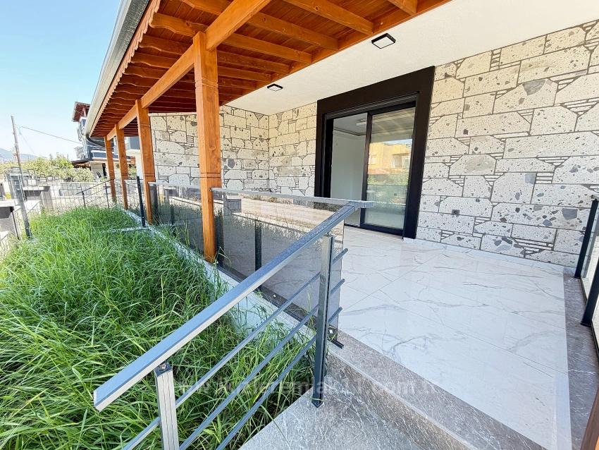 Brand New 3+1 Villa With Spacious Garden For Sale Near The Sea In Doğanbey, Seferihisar