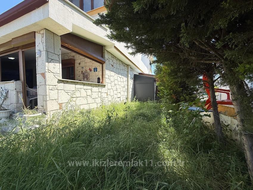 2+1 Fully Furnished Villa With Garden For Sale In Doğanbey, Seferihisar