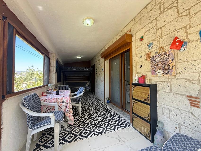 2+1 Fully Furnished Villa With Garden For Sale In Doğanbey, Seferihisar