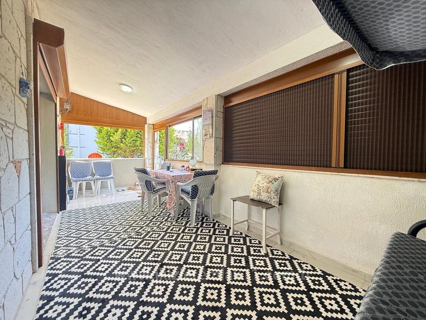 2+1 Fully Furnished Villa With Garden For Sale In Doğanbey, Seferihisar