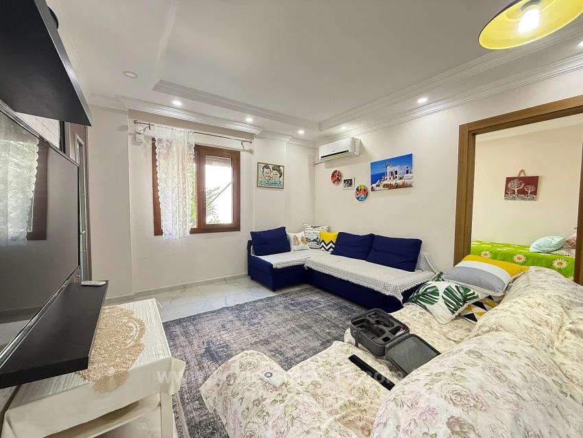 2+1 Fully Furnished Villa With Garden For Sale In Doğanbey, Seferihisar