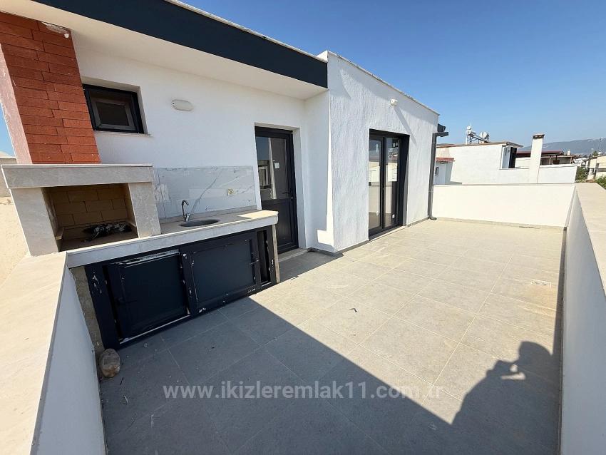 Brand New 3+1 Villa For Sale In Seferihisar Doğanbey Center.