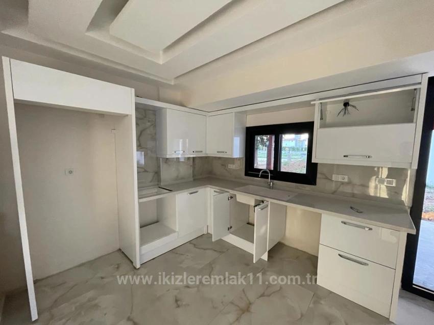 Brand New Detached 3+1 Villa With Private Pool For Sale In Doğanbey, Seferihisar.