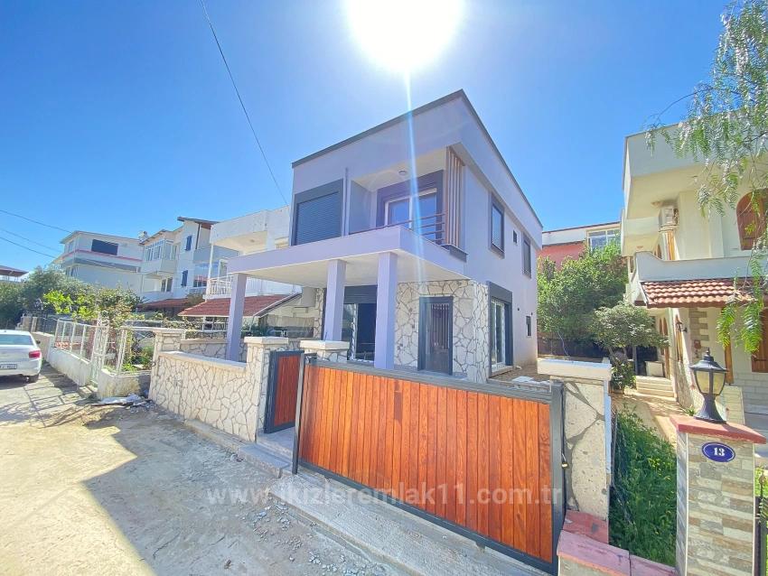 Brand New, Detached, Luxury 3+1 Villa For Sale In Doğanbey, Seferihisar.