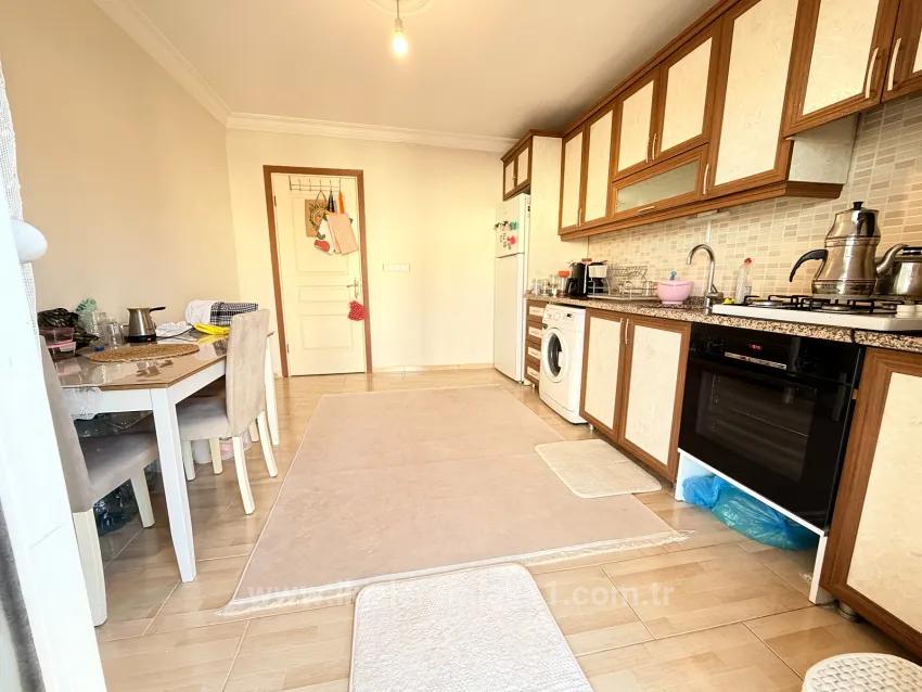 In Ürkmez, 400 M To The Sea, Separate Kitchen, Spacious 2+1 Fully Furnished Apartment