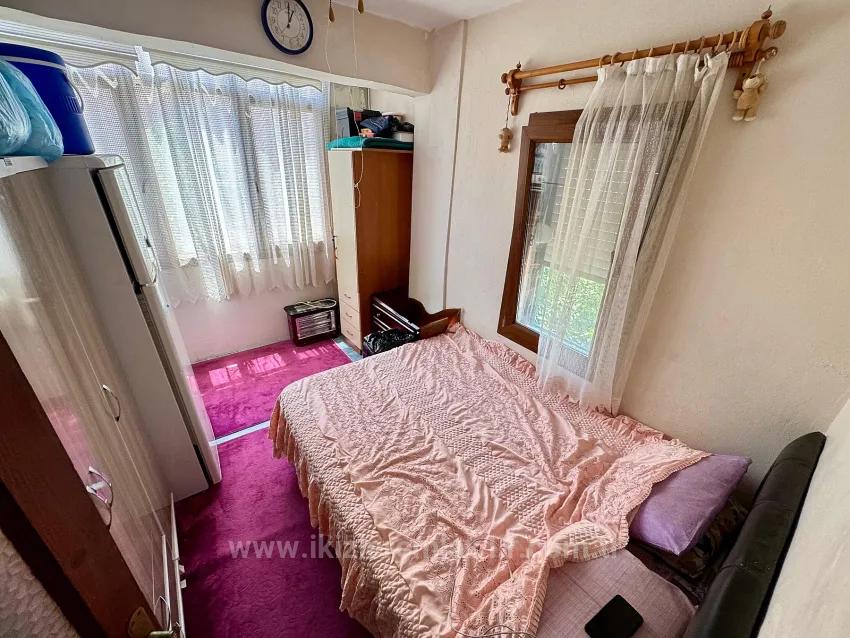In Doğanbey, For Sale Intermediate Floor 2+1 On The Sea Side 70 Metre² Flat