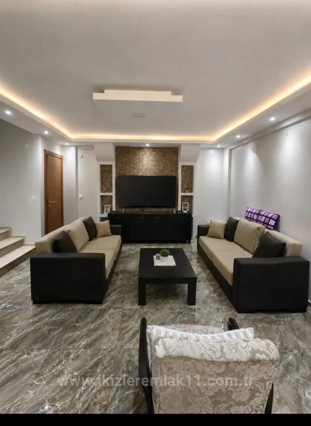 In Gümüldür, 100M From The Sea, Fully Furnished, Spacious Garden Villa