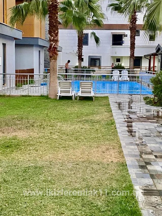Seferihisar Doğanbey sea side In the site Inside pool single detached villa
