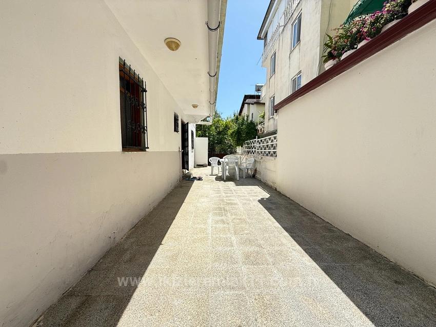 3+1 Garden Apartment For Sale In Ürkmez, 250 Meters From The Sea, Affordable Price