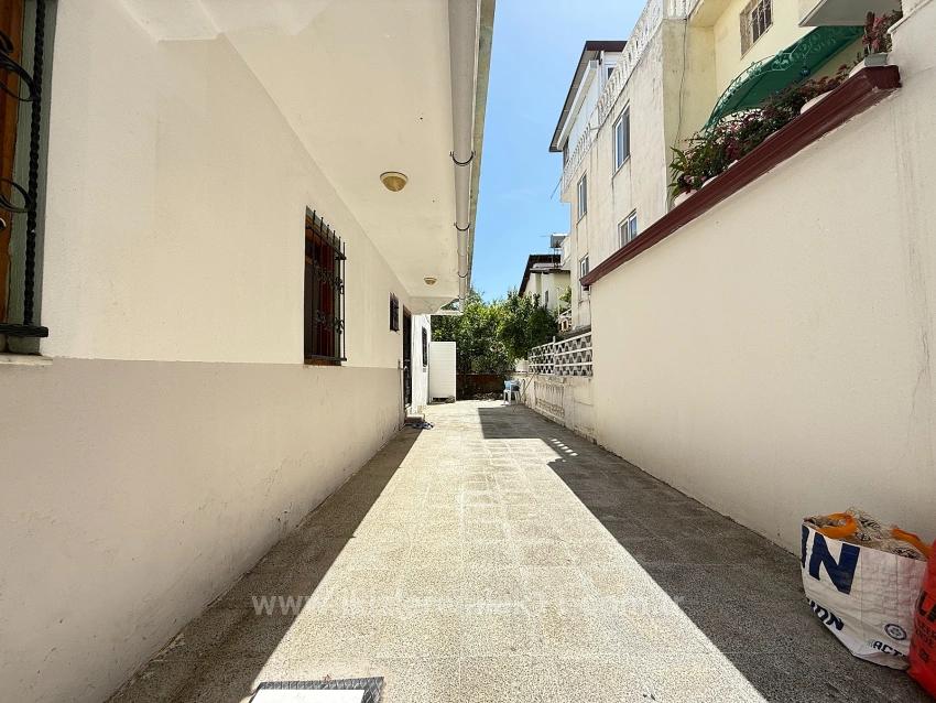 3+1 Garden Apartment For Sale In Ürkmez, 250 Meters From The Sea, Affordable Price