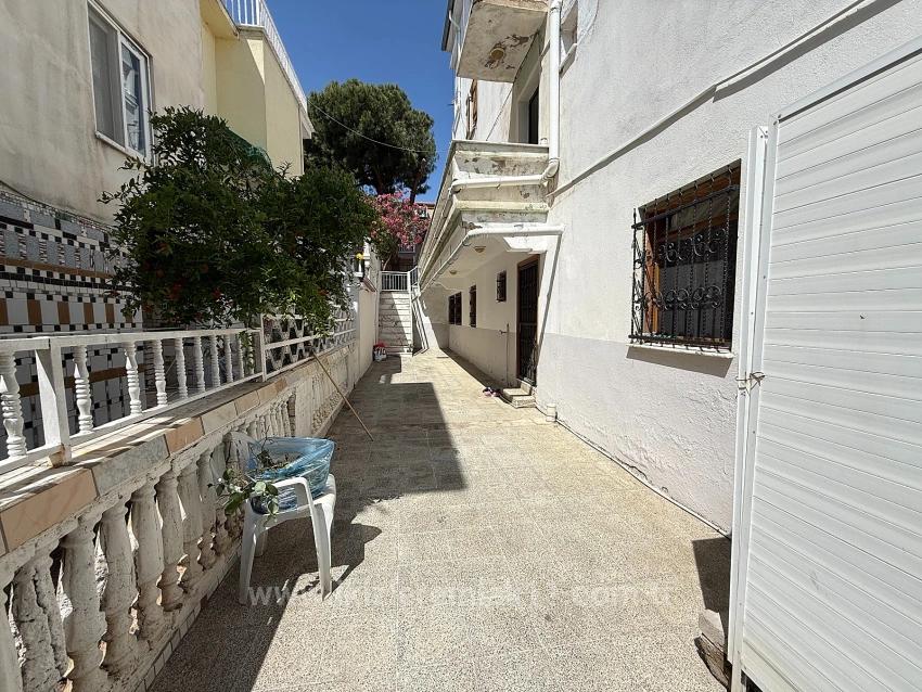 3+1 Garden Apartment For Sale In Ürkmez, 250 Meters From The Sea, Affordable Price