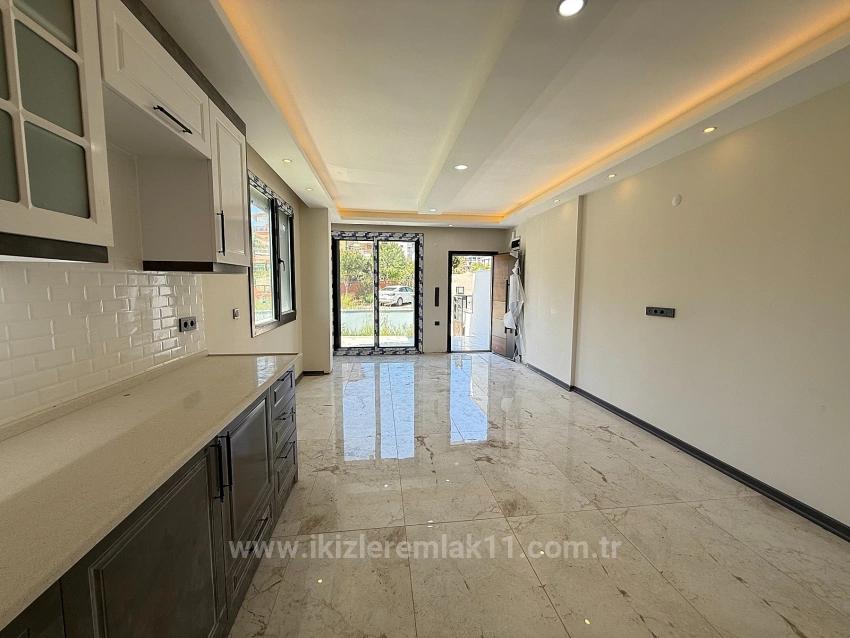 2+1 Duplex Summer House With Large Garden And Sea View For Sale In Seferihisar Doğanbey