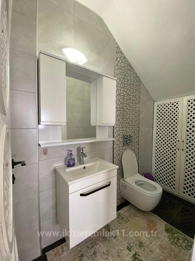 3+1 Detached Villa With Sea View And Pool For Sale In Seferihisar Doğanbey