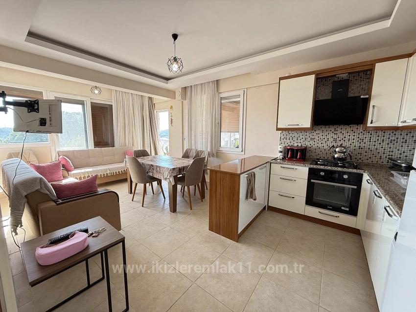 New 3+1 Apartment With Sea And Nature Views For Sale In Gumuldur Center