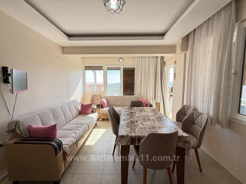 New 3+1 Apartment With Sea And Nature Views For Sale In Gumuldur Center