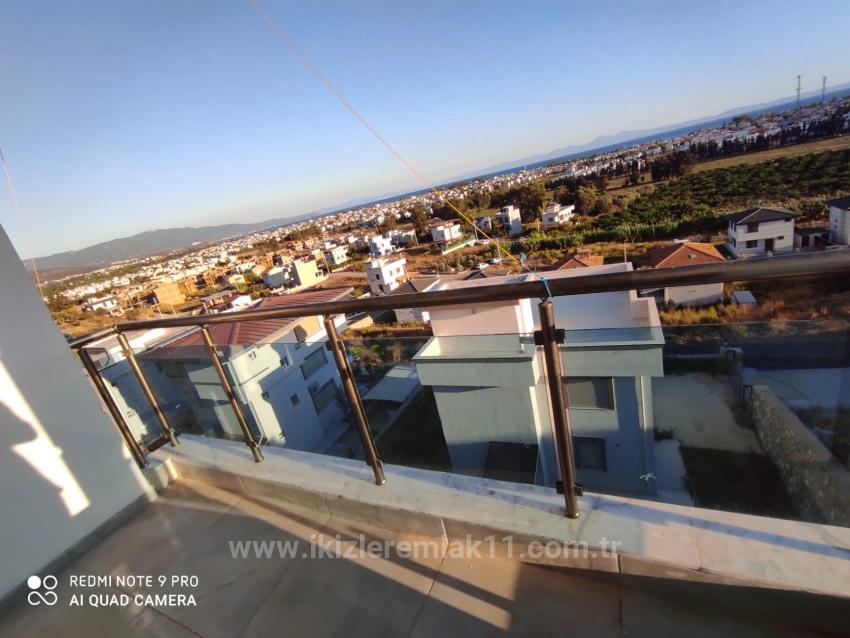 4+2 Detached Summer House For Sale In Doğanbey, Surrounded By Nature With Full Sea View