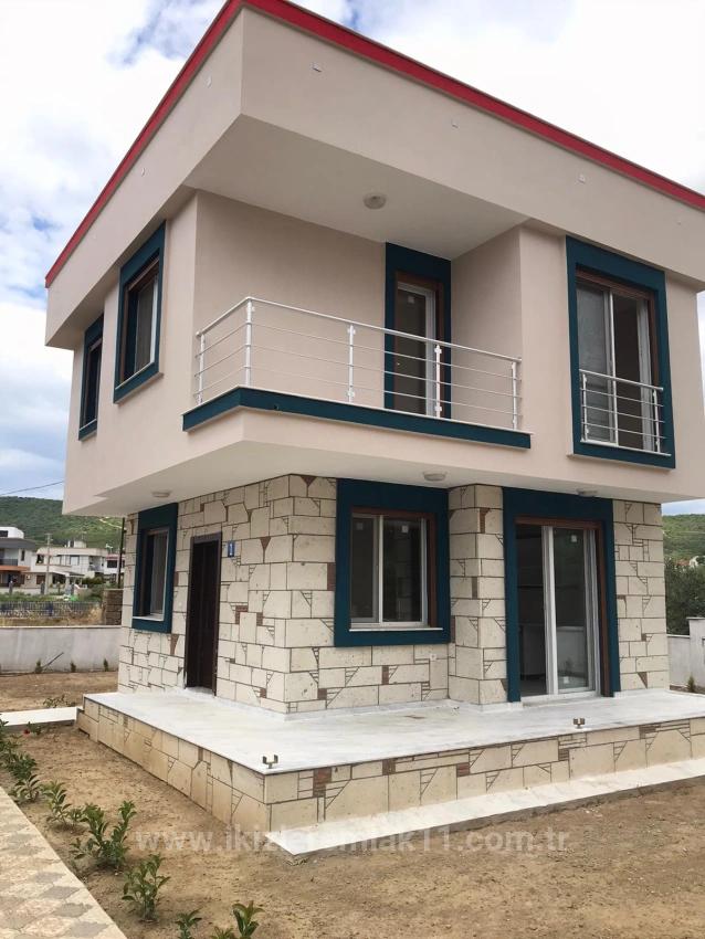 3+1 Brand New Detached Villa For Sale In Seferihisar Doğanbey