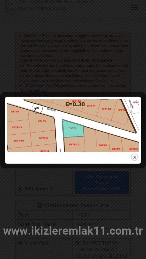 Land For sale in Atatürk Nbh. Seferihisar Doğanbey - Housing Zoned - 285 m²