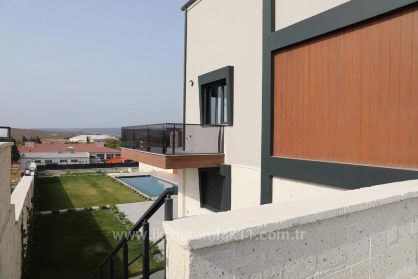 750 Square Meters 4 + 2 Private Pool Luxury Villa For Sale In Izmir Seferihisar Düzce