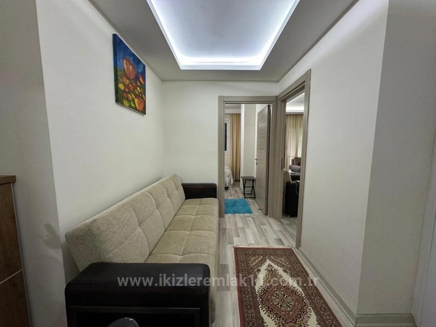 2+1 Ground Floor Apartment For Sale In Seferihisar Doğanbey, 200 M From The Sea
