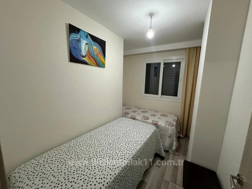 2+1 Ground Floor Apartment For Sale In Seferihisar Doğanbey, 200 M From The Sea