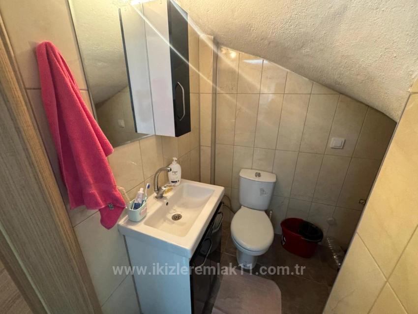 2+1 Duplex Summer House For Sale In Doğanbey Center, Seferihisar