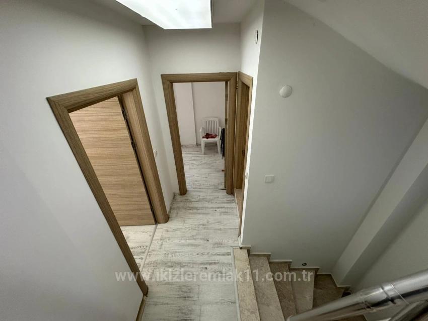 2+1 Duplex Summer House For Sale In Doğanbey Center, Seferihisar