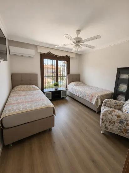 In Gümüldür, 100m From The Sea, Fully Furnished, Spacious Garden Villa