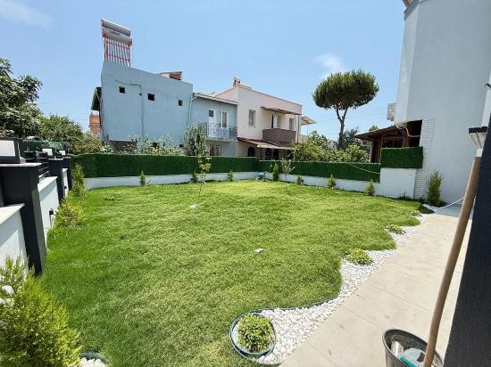 3+1 Detached Villa With A Brand New Garden For Sale In Seferihisar Doğanbey