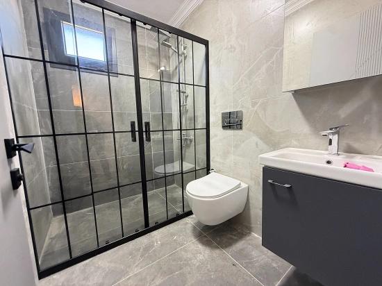 Luxury Brand New 3+1 Villa With Garden For Sale Near The Sea In Doğanbey, Seferihisar.
