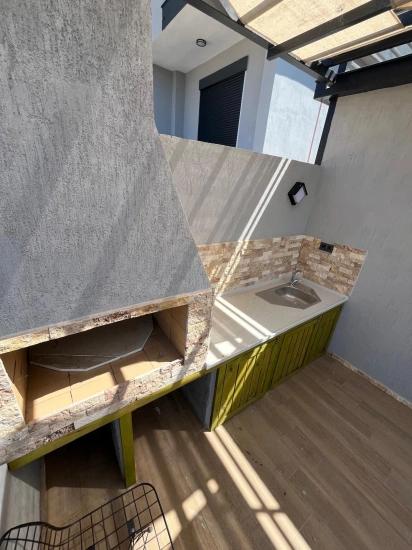 Prefabricated 2+1 Detached Summer House For Sale In Menderes Gümüldür, Within A 200 Square Meter Garden.