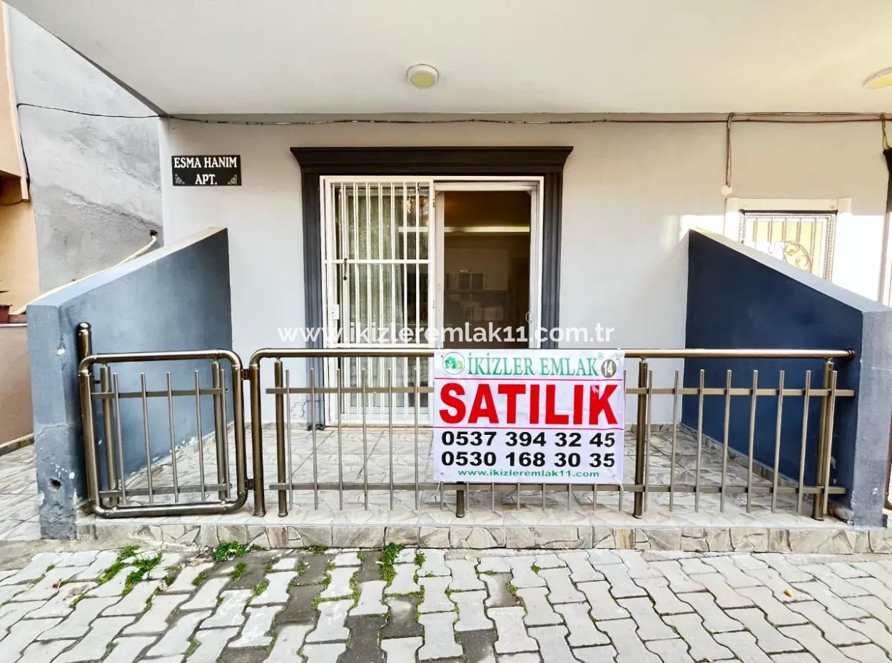200 M To The Sea In Ürkmez, Affordable Price For Sale Ground Floor 1 1 Apartment