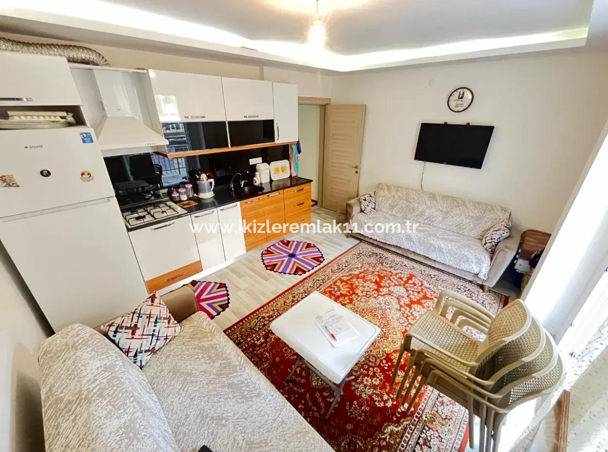 200 M To The Sea In Ürkmez, Affordable Price For Sale Ground Floor 1 1 Apartment