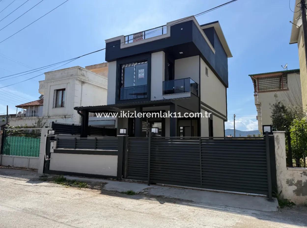 Single Detached Brand New 3 1 Villa With Large Garden For Sale In Doganbey, Seferihisar
