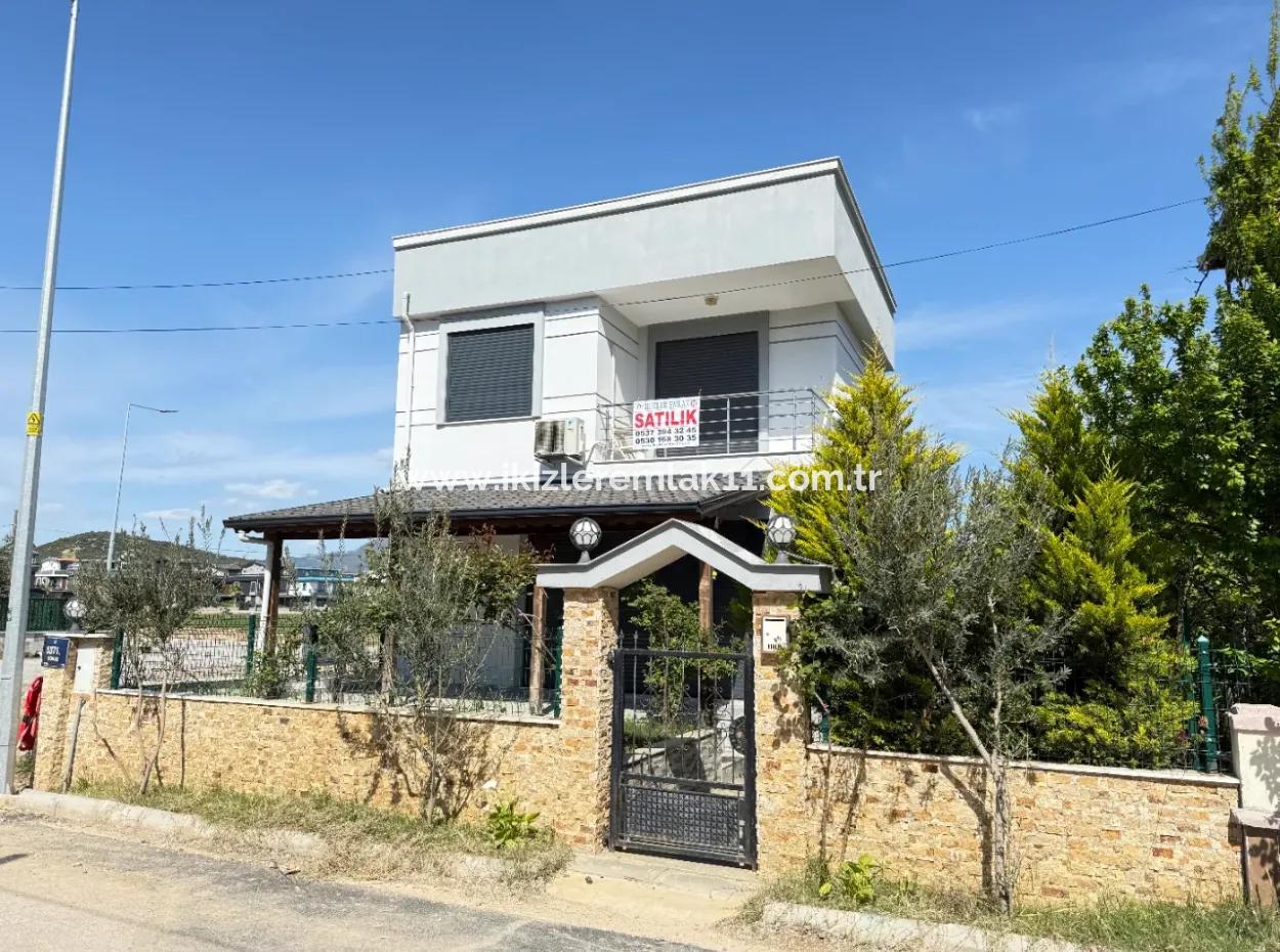2 1 Fully Detached Duplex Villa For Sale In Seferihisar Doganbey