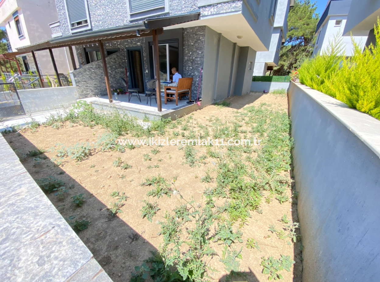 3 In 1 Duplex With Large Garden For Sale In Payamlı Village, Doganbey, Seferihisar